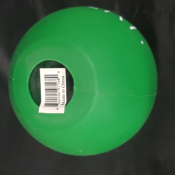 Rae Dunn Glass Collection NWT Green 'Lucky' Glass - Picture 5 of 5